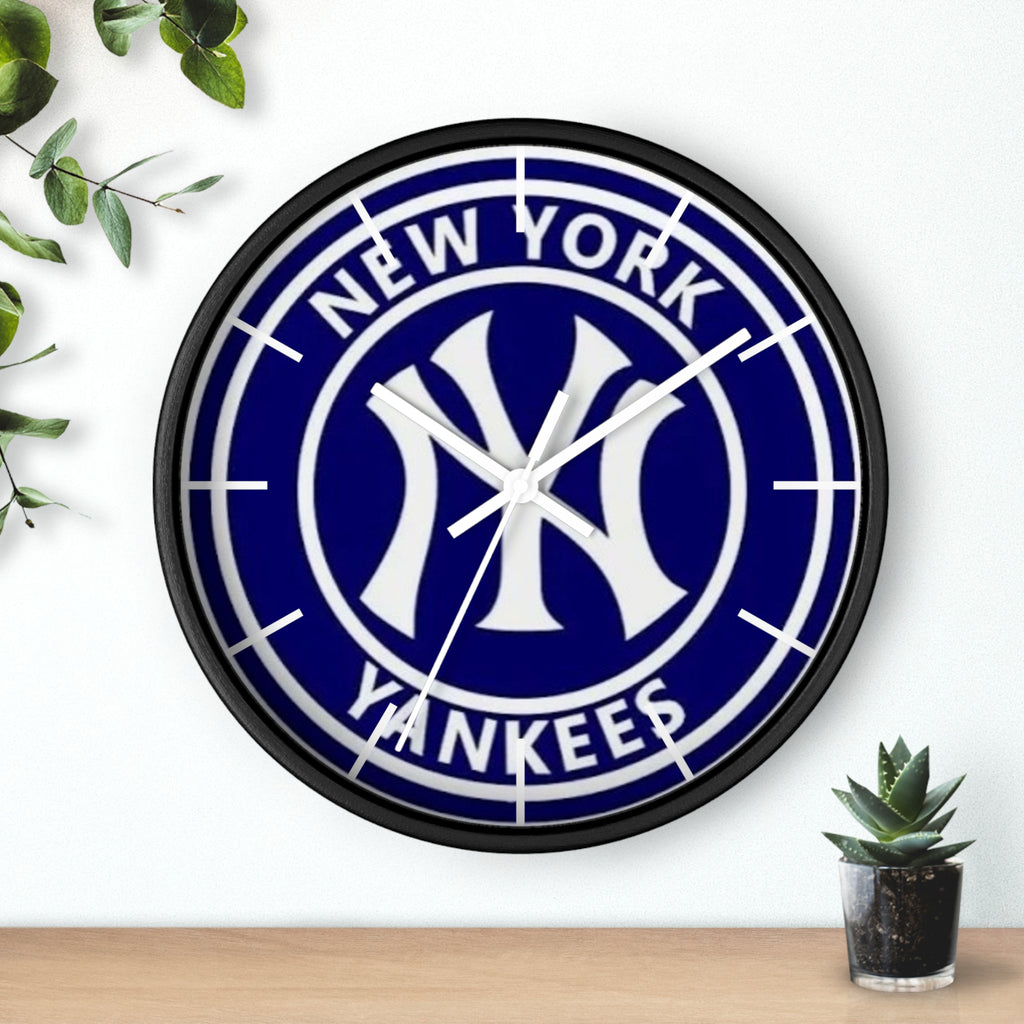 New York Yankees Wall Clock - MLB Fan Decor, Sports Gift, Office Wall Art, Baseball Champion Timepiece