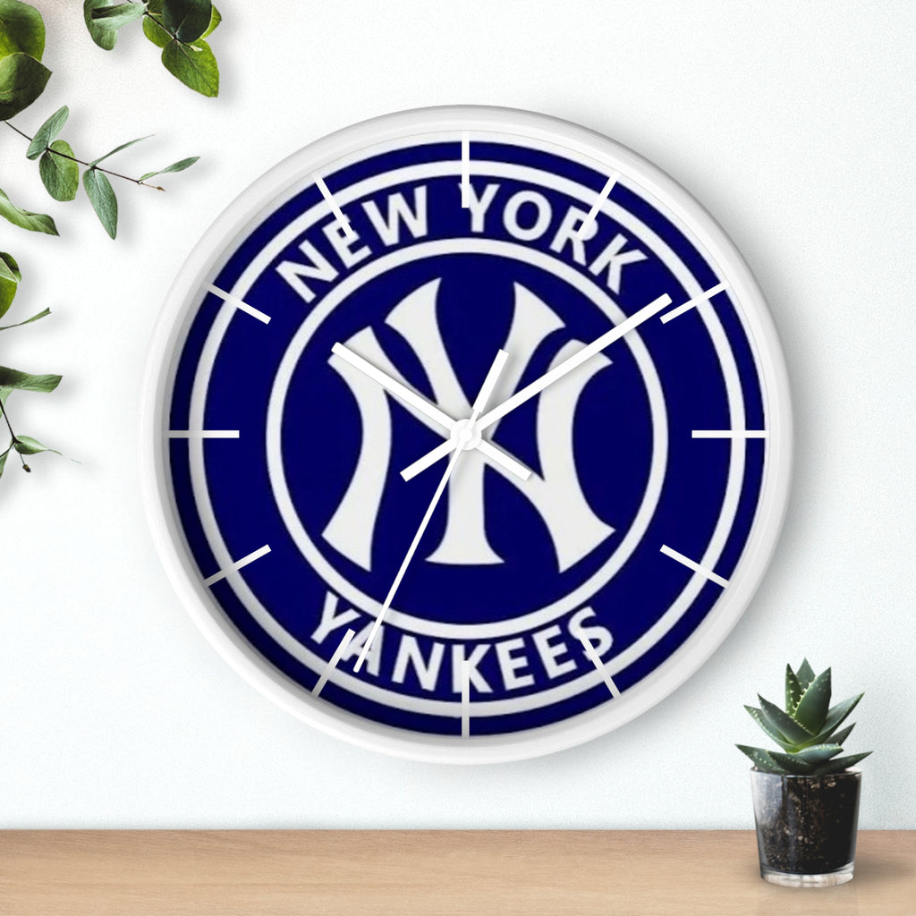 New York Yankees Wall Clock - MLB Fan Decor, Sports Gift, Office Wall Art, Baseball Champion Timepiece