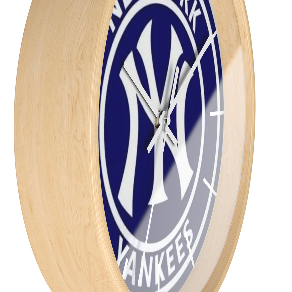New York Yankees Wall Clock - MLB Fan Decor, Sports Gift, Office Wall Art, Baseball Champion Timepiece
