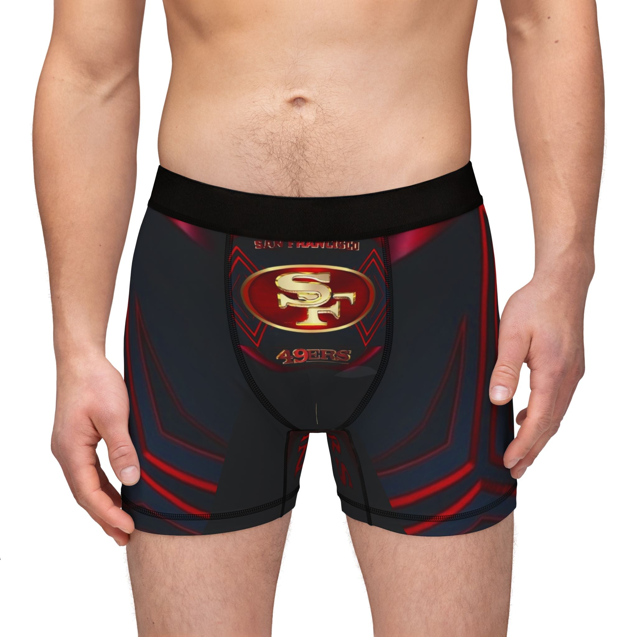 49ers Boxer Briefs - Stylish Comfort Underwear, Sports-Themed Loungewear, Gift for Him, Casual Everyday Wear, Sports Night In