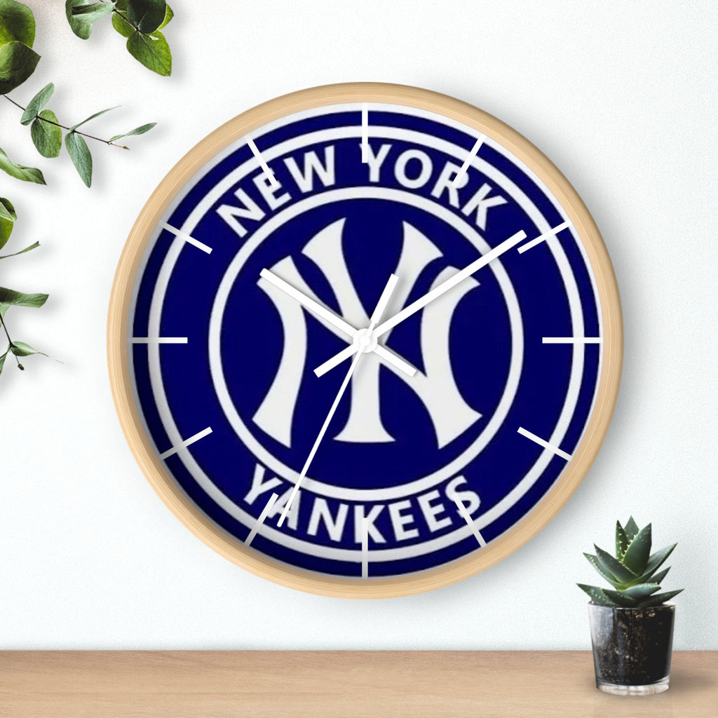 New York Yankees Wall Clock - MLB Fan Decor, Sports Gift, Office Wall Art, Baseball Champion Timepiece